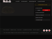 Tablet Screenshot of nababkebab.com